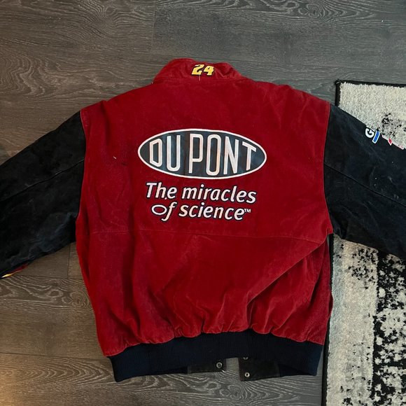 Authentic Vintage Dupont Nascar Racing Bomber Jacket - Picture 2 of 3